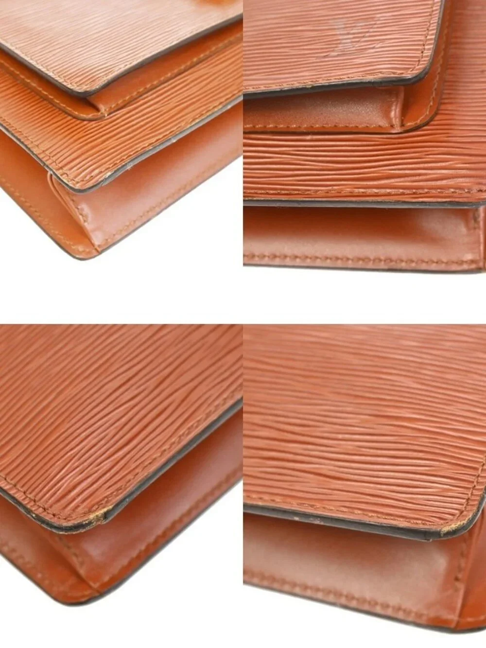 LOUIS VUITTON Monceau 2Way Shoulder Hand Bag Epi Leather Brown M52123 81YH920 - Picture 16 of 16